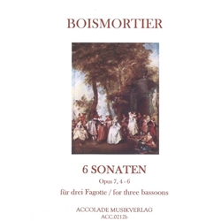 6 Sonatas, Opus 7, Nos 4-6 - Bassoon Trio