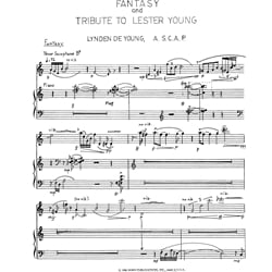 Fantasy and Tribute to Lester Young - Tenor Saxophone and Piano