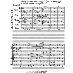 Three "Sacred Harp" Songs - Saxophone Choir