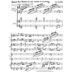 Dance for Tenors - Saxophone Duet (TT) and Piano