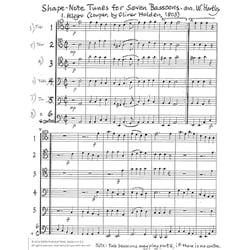 Shape-Note Tunes - Bassoon Ensemble