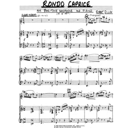 Rondo Caprice - Baritone Saxophone and Piano