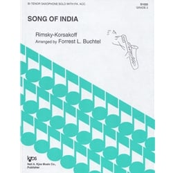 Song of India - Tenor Saxophone and Piano