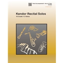 Kendor Recital Solos: French Horn - Piano Accompaniment