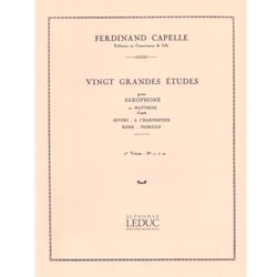 20 Grandes Etudes Volume 2 - Saxophone or Oboe