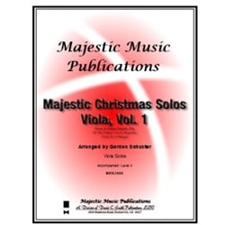 Majestic Christmas Solos for Viola, Vol. 1