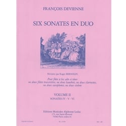 6 Sonates En Duo Volume 2 - Flute Duet (or other Treble Instrument)