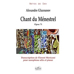 Chant du Menestrel, Op. 71 - Alto Sax and Piano