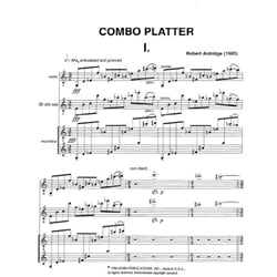 Combo Platter - Alto Sax, Violin and Marimba