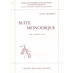 Suite Monodique - Solo Alto Saxophone