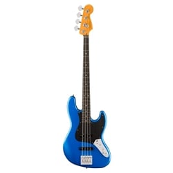 Fender American Ultra II Jazz Bass, Ebony Fingerboard, Noble Blue, with Deluxe Molded Case