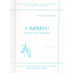 L'Imprevu - Saxophone Quartet (SATB)