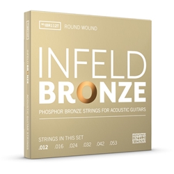 Thomastik Infeld Bronze Acoustic Guitar String Set, Med-Light 12-53