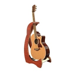 CrossCurve™ Deluxe Single Guitar Stand - Mahogany