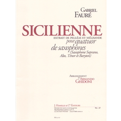 Sicilienne - Saxophone Quartet SATB