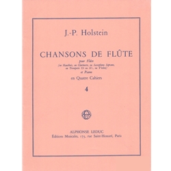 Chansons de Flute Volume 4 - Flute (or Bb Instrument) and Piano