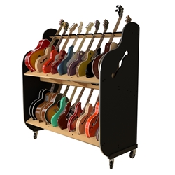 Session-Pro™ Double-Stack Mobile Guitar Rack