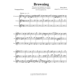 Browning - E-flat Saxophone Trio (Sopranino, Alto, Bari)