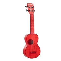 Kala Waterman Soprano Ukulele - Maritime Red Transparent