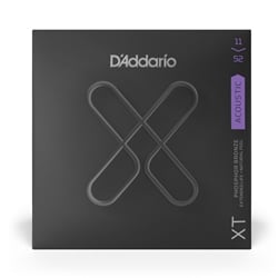 D'Addario XT Phosphor Bronze Coated 11-52 Custom Light Acoustic Guitar Strings