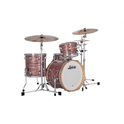 Ludwig Classic Maple Jazzette Drum Set 18/14/12 - Vintage Pink Oyster