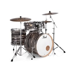 Pearl Decade Maple Artisan 5-pc Drum Set, 22/16/14/12/10 - #875 Black Satin Marble