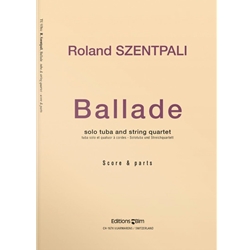 Ballade for Tuba and String Quartet - Piano Reduction