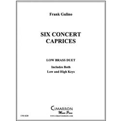 6 Concert Caprices - Low Brass Duet