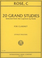 20 Grand Studies after Rode - Clarinet