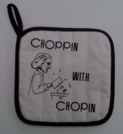 Potholder - Choppin with Chopin