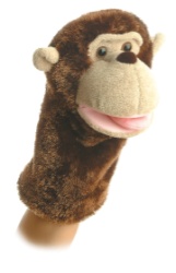 Aurora 10" Montgomery Monkey Puppet