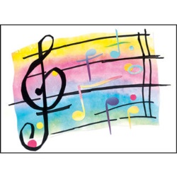 Clef Blank Note Cards