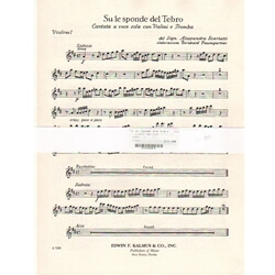 Su le Sponde del Tebro - Soprano Voice and Ensemble (Parts)