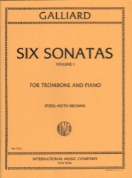 6 Sonatas, Volume 1 - Trombone and Piano