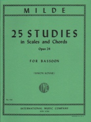 25 Studies in Scales and Chords Op. 24 - Bassoon