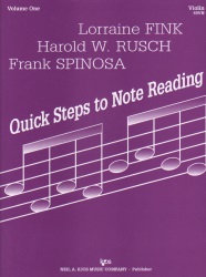 Quick Steps to Note Reading, Volume 1 - Violin