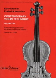 Contemporary Violin Technique, Volume 1 - Violin