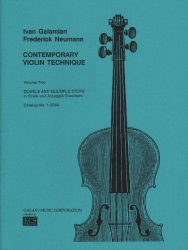 Contemporary Violin Technique, Volume 2 - Violin