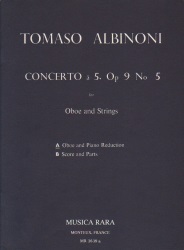Concerto in C Major Op. 9 No. 5 - Oboe and Piano