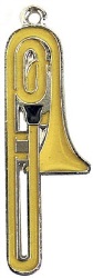 Charm/Zipper Pull - Trombone