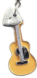 Charm/Zipper Pull - Classical Guitar