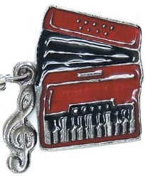 Charm/Zipper Pull - Accordion