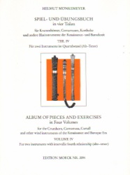Duets for Krummhorn and Other Early Winds, Volume 4 - Alto and Tenor