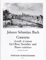 Concerto in D Minor BWV 1059 - Oboe and Piano