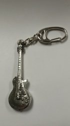 Pewter Gibson Guitar Keyring