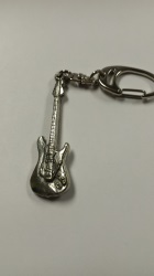 Pewter Stratocaster Keyring