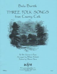 3 Folk Songs from County Csik - Clarinet and Piano
