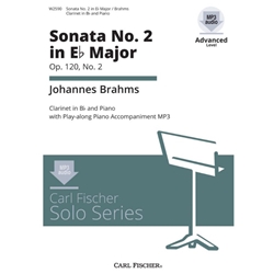 Sonata No. 2 in E-flat Major, Op. 120, No. 2 with Online Audio Accompaniment - Clarinet and Piano