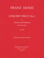 Concert Piece No. 1 in B-flat Major, Op. 45 - Clarinet and Piano