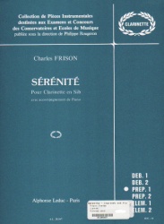 Serenite - Clarinet and Piano